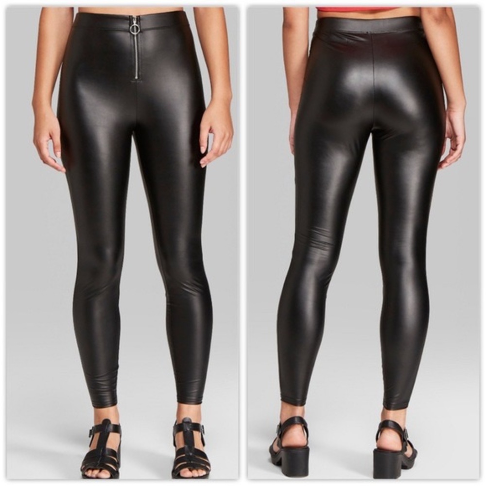 faux leather leggings